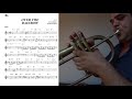 Somewhere Over the Rainbow - trumpet cover (slow theme tutorial)