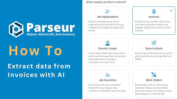 Extract invoice data from PDF