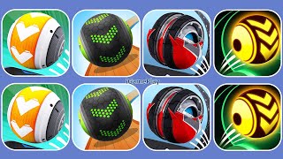Gyro Balls, Going Balls, GyroSphere, Ball Race ВСЕ УРОВНИ Android iOS Мобильный игровой процесс