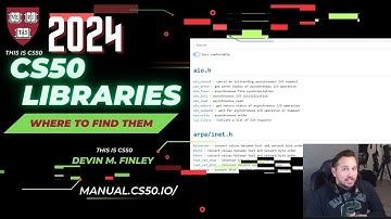 CS50 - Libraries - Where to find them and what is in them