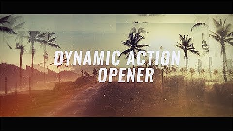 Dynamic Action Opener (After Effects Template)