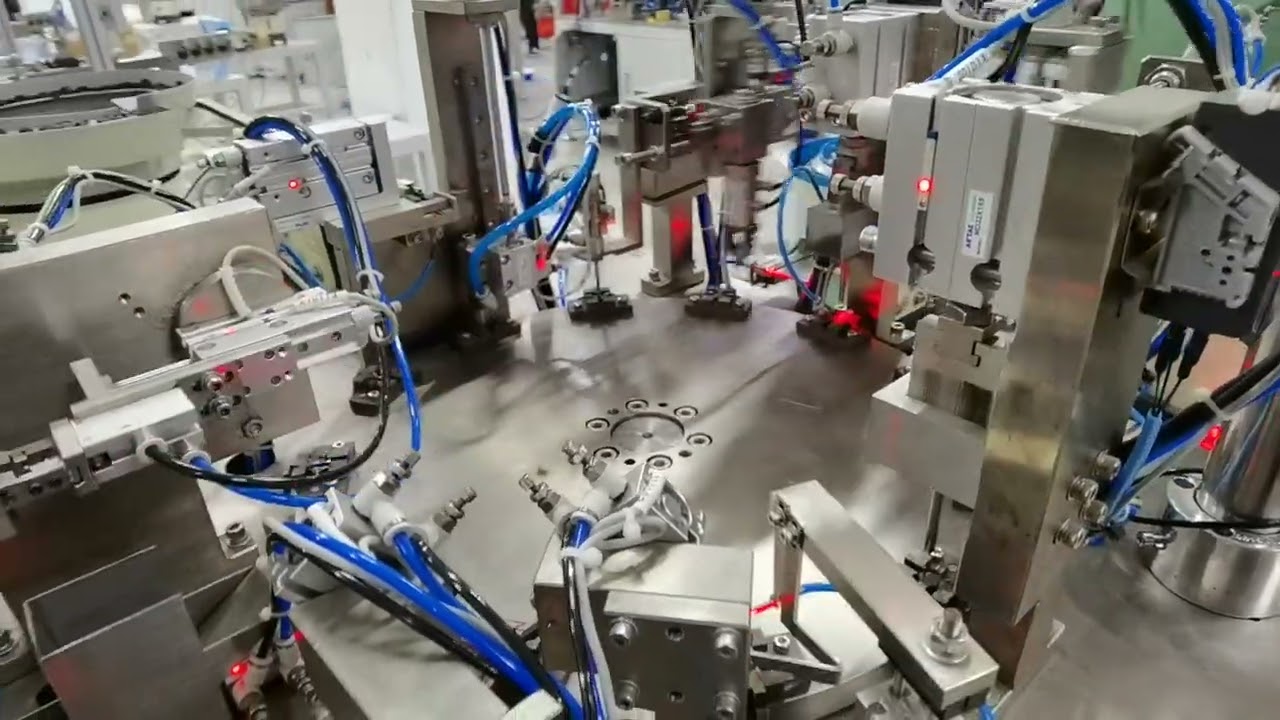 Automated Buzzer assembly machine with Rotary Tooling