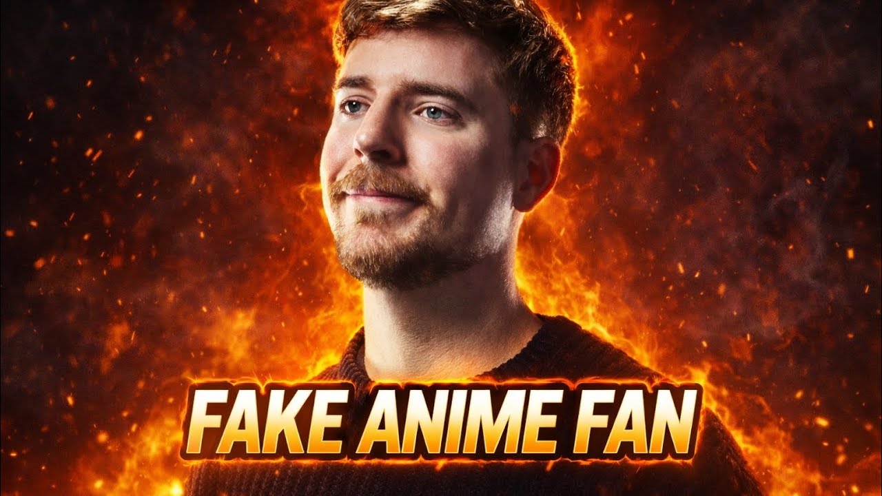 Mrbeast is a Fake Anime Fan