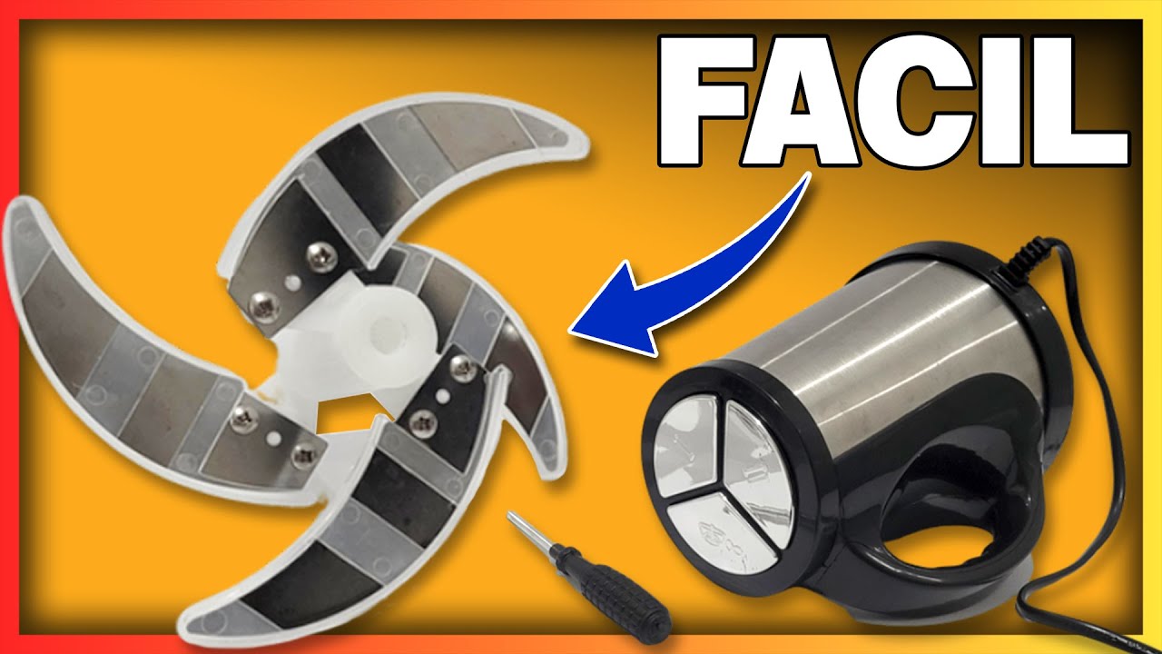 Como montar as lâminas do triturador 3L da Shopee