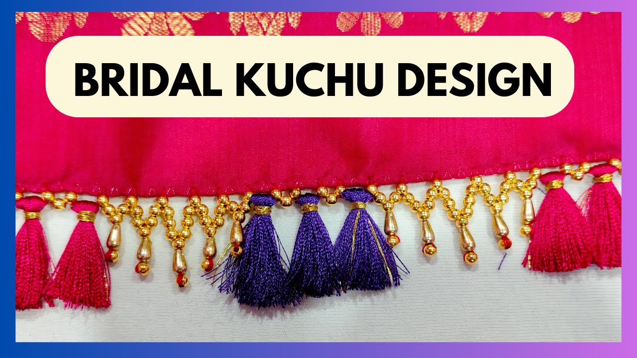 BRIDAL KUCHU DESIGN WITH BEADS|| kuch work in Hindi ||KUCH WORK ...