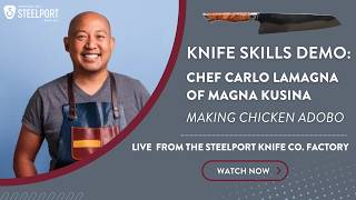 Knife Skills with Chef Carlo Lamagna: How to Breakdown a Chicken + Chicken Adobo Recipe