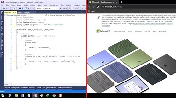 How to open a URL in C#? | Simple training