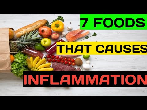 7 foods that cause inflammation to avoid