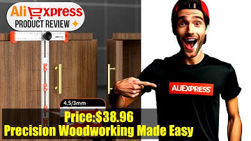 Revolutionize Your Woodworking Projects with the 2 in 1 Drilling Positioning Ruler! Must-Have