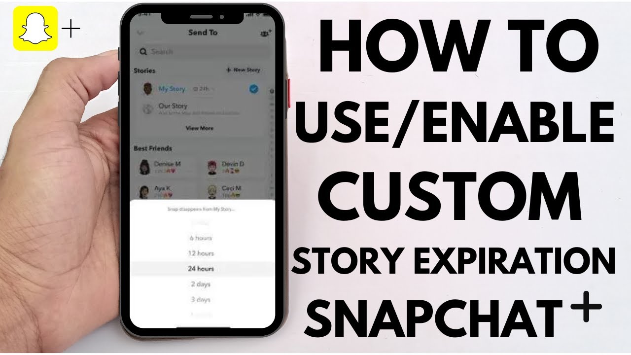 How to Use Story Expiration On Snapchat Plus | Snapchat Plus Story  Expiration - YouTube