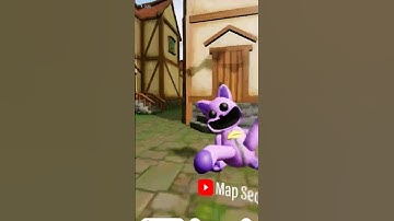 I found Scary Giant CatNap In Real Life on google earth & map #shorts #youtubeshorts  #googlemaps