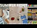 SUMMER RESET🍓 bucket list + deep cleaning + pinterest vision board *getting my life back together*