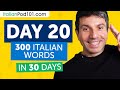 Day 20: 200/300 | Learn 300 Italian Words in 30 Days Challenge