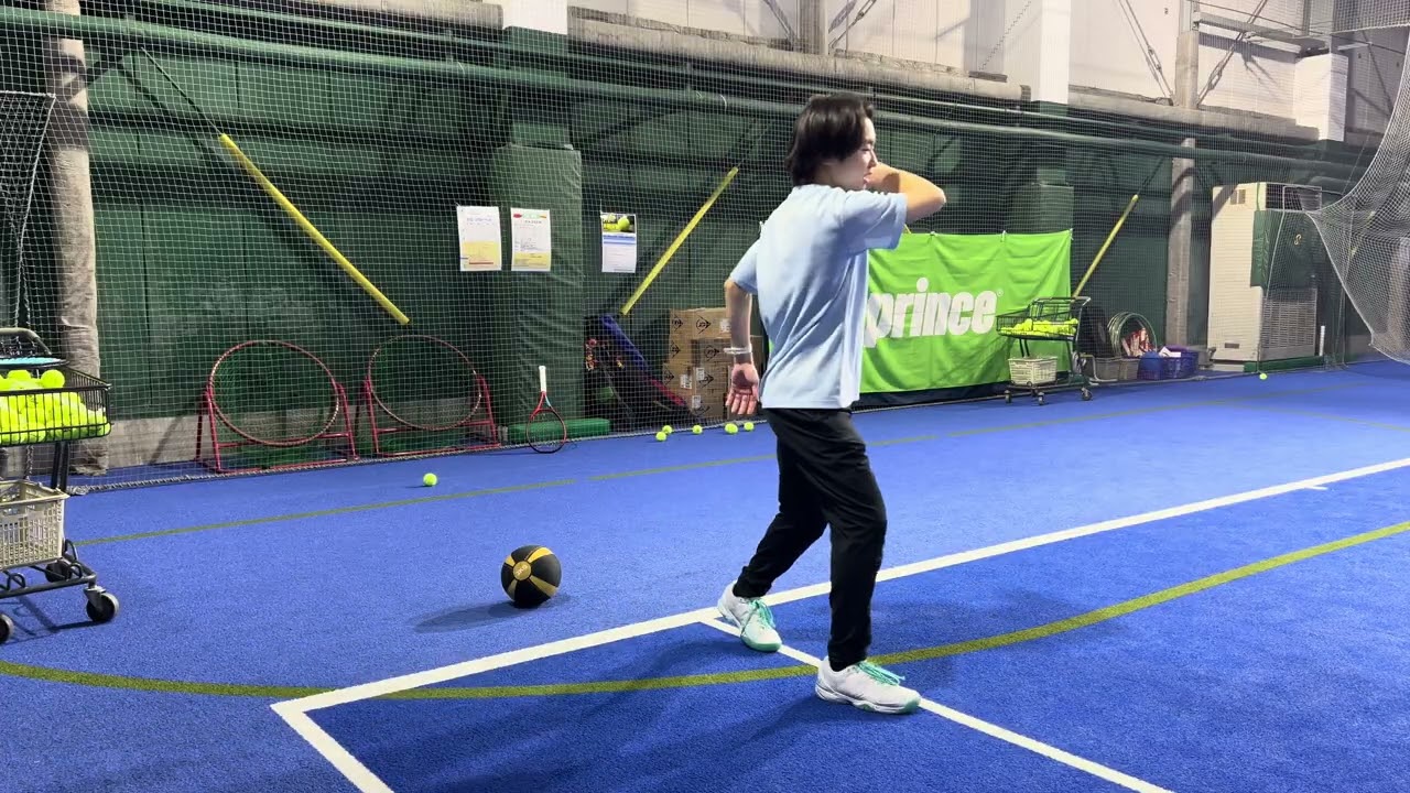 2026/2/18 腰を使って打つストロークその②　トレーニング編