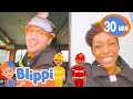 Fire Truck Song! 🚒 | Blippi Music Video 🎵 | Moonbug Kids - Farm Animals