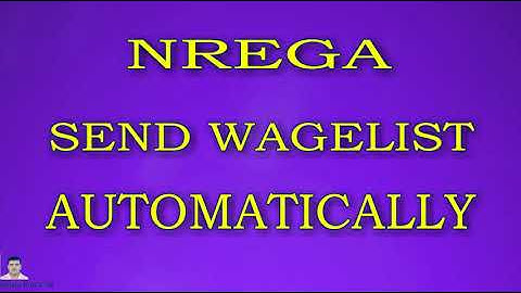 Send Wagelist Automatically