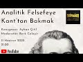 Analitik Felsefeye Kant Tan Bakmak Prof Dr Ayhan Çitil Berk Celayir 