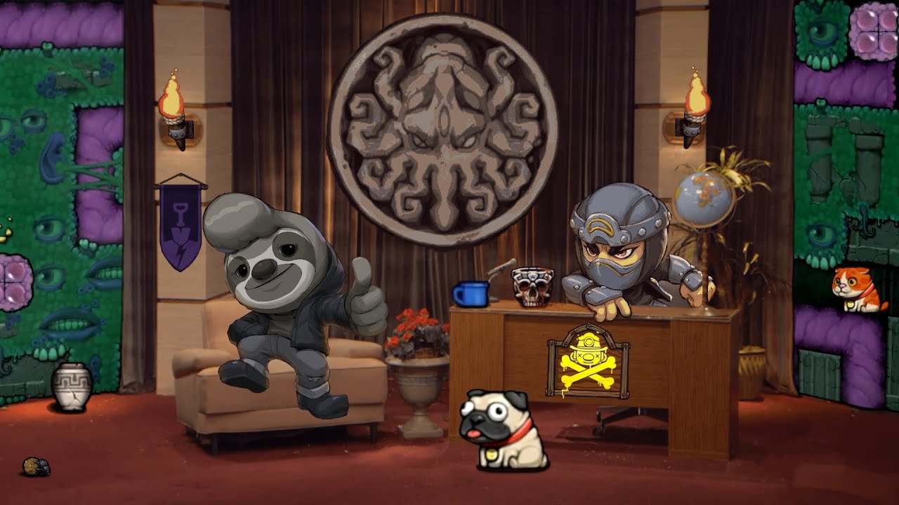 Spelunky 2 - Catching up with Roffy D. Sloth - YouTube