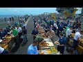 Inside us navys epic steel beach picnic on an aircraft carrier at sea