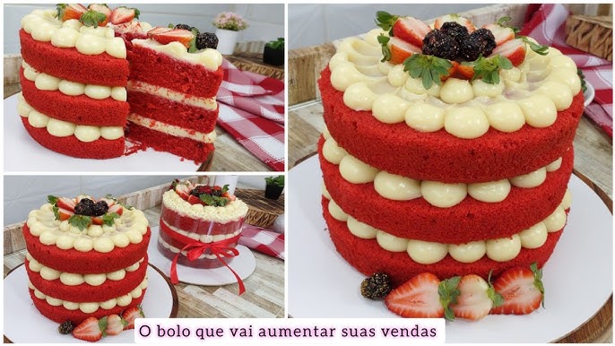 Receita do melhor Bolo Red Velvet de sempre 