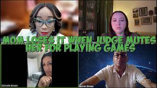 Mom LOSES IT When Judge Mutes Her For Playing Games