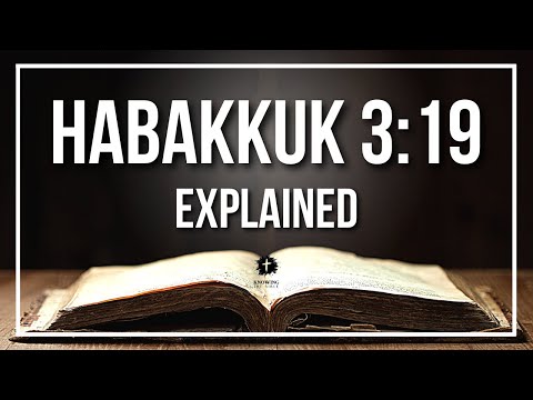 HABAKKUK 3:19 Explained | HABAKKUK 3:19 Meaning According to the Bible [KJV]