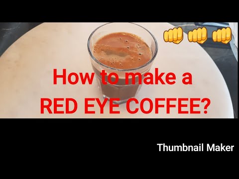 How to make a red eye coffee/duterte coffee -VERY STRONG