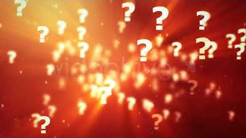 Question Mark Quiz Animated Background v1