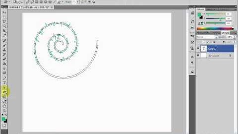 Quickie: Spiral Text Using Paths in Photoshop
