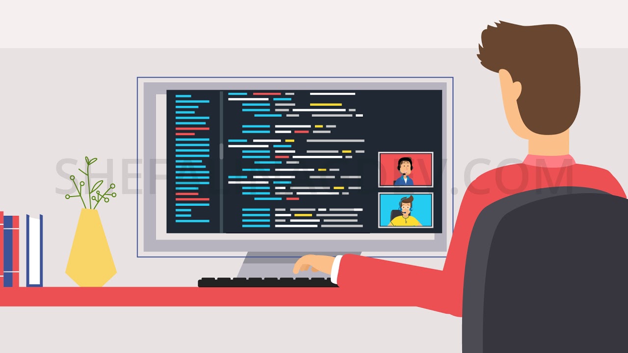 Motion graphics Explainer video for 10000coders