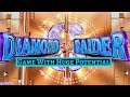 New DIAMOND RAIDER Slot Machine $15 Max Bet Bonus  Game ...