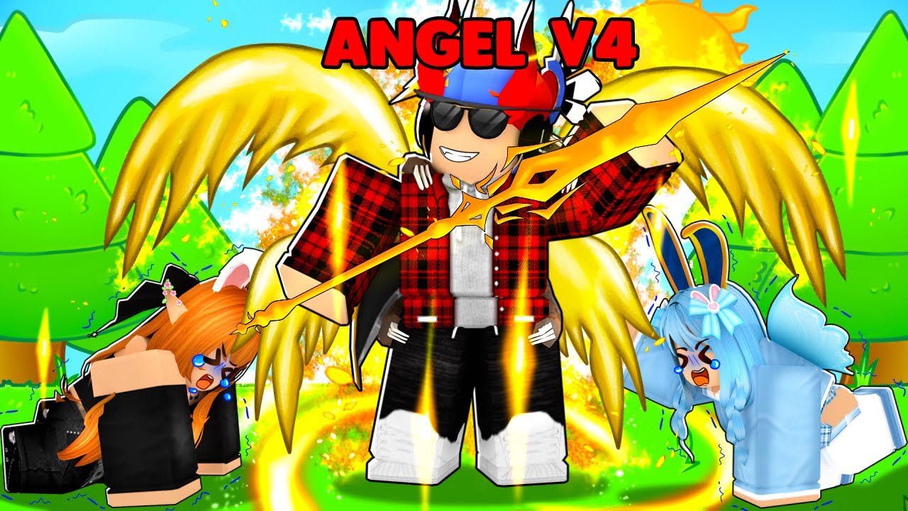 I Made Them HATE Me By Using ANGEL V4 (ROBLOX BLOX FRUIT) 