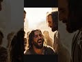 Jesus casting out demonic spirit from the afflicted ✝️ #jesuschrist #biblicalevents