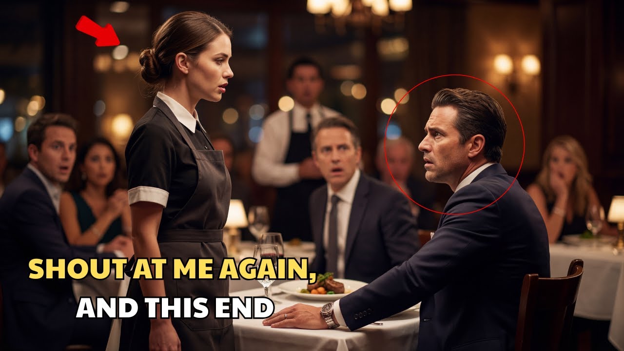 “Shout At Me Again, And This Ends” The Waitress Warned The Billionaire—His Reaction Left All Silent