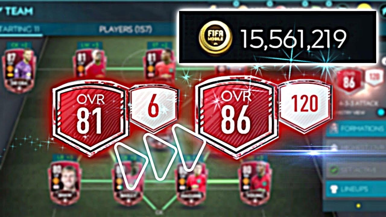 FIFA MOBILE TEAM UPGRADE | 81OVR - 86OVR | 15 MILLION COINS | FIFA MOBILE 20