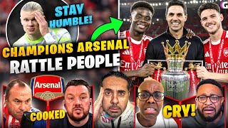 ARSENAL FANS I AM WARNINIG YOU🚨 BEING CHAMPIONS RATTLE THEM🏆 RIVALS CRYING