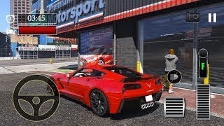 Car Parking Chevrolet Corvette Simulator By DevTek Games SD screenshot 2
