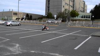 Shane Learns to Drift Trike