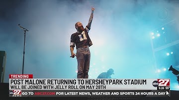 Post Malone, Jelly Roll to perform at Hersheypark Stadium in 2025