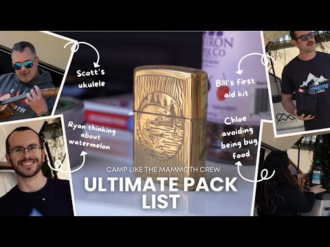 The Mammoth Team's Ultimate Packing List