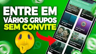 Como entrar em VÁRIOS GRUPOS do WHATSAPP sem convite screenshot 5