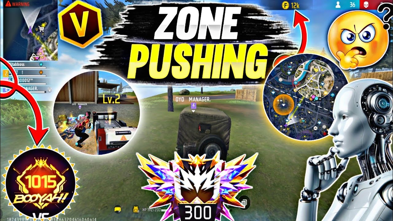 ZONE SURVIVAL BEST CHRECTER COMBINATION | ZONE PUSHING IN BR FULL MAP ...