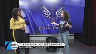 Laclede’s Landing is the place to tailgate for the Battlehawks games