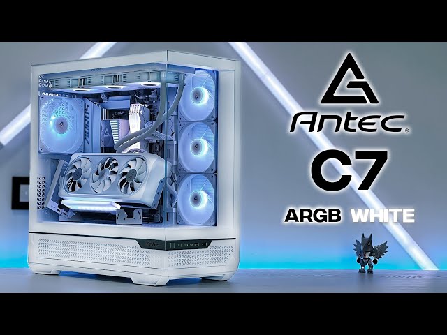This Case is so Underrated - Antec C7 ARGB White Unboxing + Review