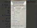 Chain Rule of Differentiation Explained | Calculus