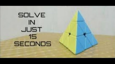PYRAMINX SOLVE IN 15 SECONDS  | HOBBY MASTER |
