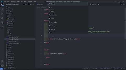 Learn Laravel 8, 2  Struktur Folder, Routes dan View