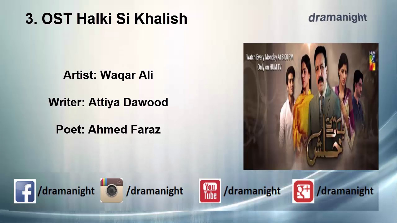 Top Five Best Pakistani Drama Songs of Waqar Ali