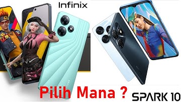 Infinix Hot 30i VS Tecno Spark 10C | Smartphone 1 Jutaan