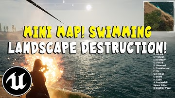 Minimaps, Landscape Destruction & Swimming Oh My! - Game Dev Diaries UE4